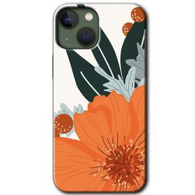 Apple iPhone 13 Portakal Çiçeği Baskılı Uyumlu Silikon Kılıf