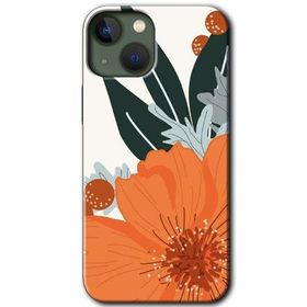 Apple iPhone 13 Portakal Çiçeği Baskılı Uyumlu Silikon Kılıf
