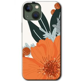 Apple iPhone 13 Portakal Çiçeği Baskılı Uyumlu Silikon Kılıf