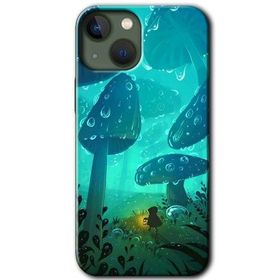 Apple iPhone 13 Silhoutte Dropss Baskılı Uyumlu Silikon Kılıf