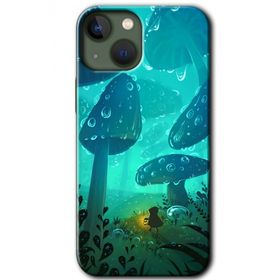 Apple iPhone 13 Silhoutte Dropss Baskılı Uyumlu Silikon Kılıf