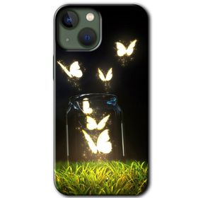 Apple iPhone 13 Sonbahar Yalnızlığı Baskılı Uyumlu Silikon Kılıf