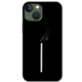 Apple iPhone 13 Sönmüş Kibrit Baskılı Uyumlu Silikon Kılıf