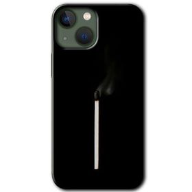Apple iPhone 13 Sönmüş Kibrit Baskılı Uyumlu Silikon Kılıf