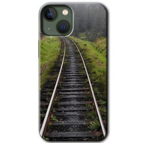 Apple iPhone 13 Tren Yolu Baskılı Uyumlu Silikon Kılıf
