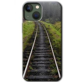 Apple iPhone 13 Tren Yolu Baskılı Uyumlu Silikon Kılıf
