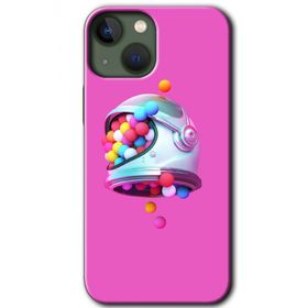 Apple iPhone 13 Uzay Başlığı Baskılı Uyumlu Silikon Kılıf