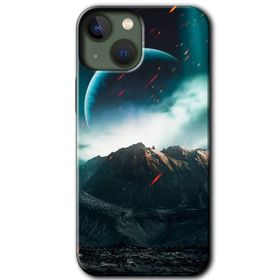 Apple iPhone 13 Uzay Gökyüzü Baskılı Uyumlu Silikon Kılıf