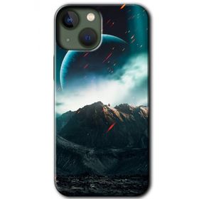 Apple iPhone 13 Uzay Gökyüzü Baskılı Uyumlu Silikon Kılıf