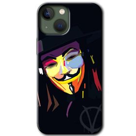 Apple iPhone 13 Vendetta Baskılı Uyumlu Silikon Kılıf