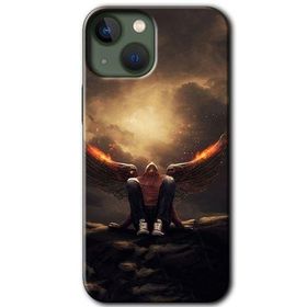 Apple iPhone 13 Wings of Power Baskılı Uyumlu Silikon Kılıf