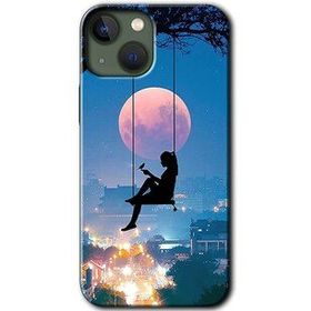 Apple iPhone 13 Yalnız Kadın Baskılı Uyumlu Silikon Kılıf