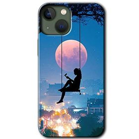 Apple iPhone 13 Yalnız Kadın Baskılı Uyumlu Silikon Kılıf
