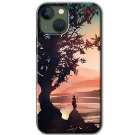 Apple iPhone 13 Yalnız Savaşcı Baskılı Uyumlu Silikon Kılıf