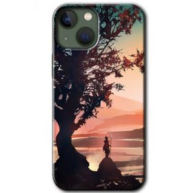 Apple iPhone 13 Yalnız Savaşcı Baskılı Uyumlu Silikon Kılıf