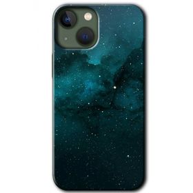 Apple iPhone 13 Yıldızlararası Baskılı Uyumlu Silikon Kılıf