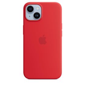 Apple İphone 14 İçin Product Red Magsafe Özellikli Silikon Kılıf