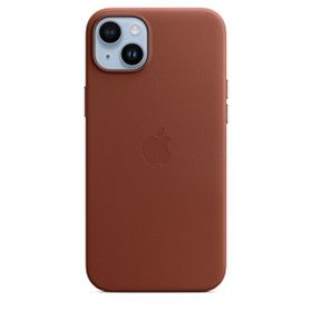 Apple iPhone 14 Plus Mppd3Zm/A Uyumlu Magsafe Özellikli Deri Kılıf Toprak Kırmızısı Telefon Kılıfı