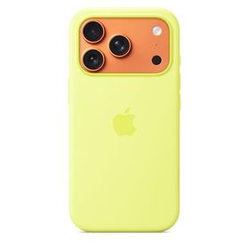 Apple iPhone 17 Pro MagSafe Silikon Neon Sarı Kılıf