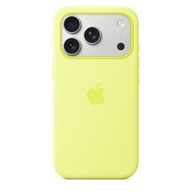 Apple iPhone 17 Pro MagSafe Silikon Neon Sarı Kılıf