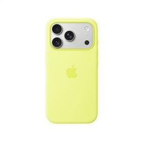 Apple iPhone 17 Pro MagSafe Silikon Neon Sarı Kılıf