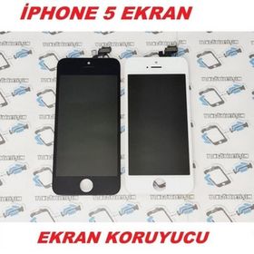 Apple iPhone 5 Dokunmatik Siyah Çin Revize Lcd Ekran