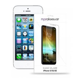 Apple iPhone 5S Ekran Koruyucu Uyumlu Kırılmaz Cam