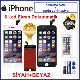 Apple iPhone 6 Dokunmatik Siyah Servis Revize Lcd Ekran