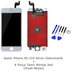 Apple iPhone 6s Dokunmatik Beyaz Servis Revize Lcd Ekran