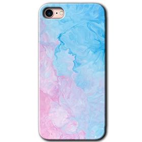 Apple iPhone 7 Blue Art Baskılı Uyumlu Silikon Kılıf