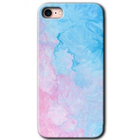 Apple iPhone 7 Blue Art Baskılı Uyumlu Silikon Kılıf