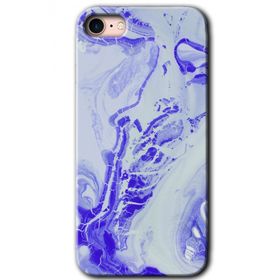Apple iPhone 7 Cranny Liquid Wall Baskılı Uyumlu Silikon Kılıf