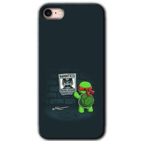 Apple iPhone 7 Kaplumbağa Avcısı Baskılı Uyumlu Silikon Kılıf