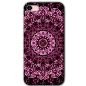 Apple iPhone 7 Mandala Patterns Kaleidoscope Baskılı Uyumlu Silikon Kılıf