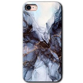 Apple iPhone 7 Otantik Mermer Baskılı Uyumlu Silikon Kılıf
