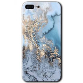Apple iPhone 7 Plus Eski Mermer Baskılı Uyumlu Silikon Kılıf