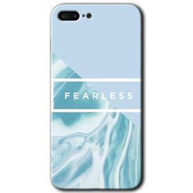 Apple iPhone 7 Plus Fearless Baskılı Uyumlu Silikon Kılıf