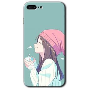 Apple iPhone 7 Plus Happy Girl Baskılı Uyumlu Silikon Kılıf