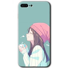 Apple iPhone 7 Plus Happy Girl Baskılı Uyumlu Silikon Kılıf