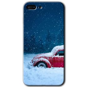 Apple iPhone 7 Plus Karlı Vosvos Baskılı Uyumlu Silikon Kılıf