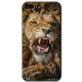 Apple iPhone 7 Plus King Lion Baskılı Uyumlu Silikon Kılıf