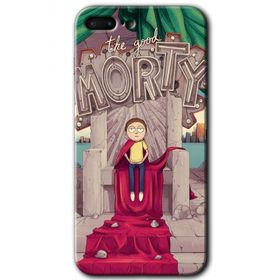 Apple iPhone 7 Plus Morty Baskılı Uyumlu Silikon Kılıf