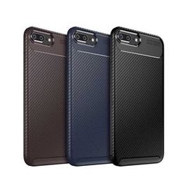Apple Iphone 7 Plus Negro Karbon-Lacivert Silikon Kılıf