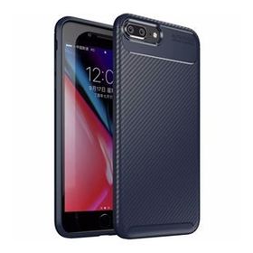 Apple Iphone 7 Plus Negro Karbon-Lacivert Silikon Kılıf