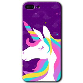 Apple iPhone 7 Plus Unicorn Sleep Baskılı Uyumlu Silikon Kılıf