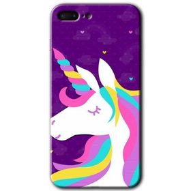 Apple iPhone 7 Plus Unicorn Sleep Baskılı Uyumlu Silikon Kılıf