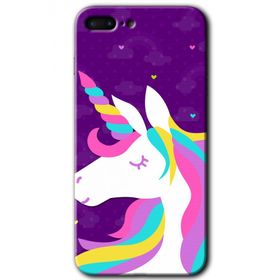 Apple iPhone 7 Plus Unicorn Sleep Baskılı Uyumlu Silikon Kılıf