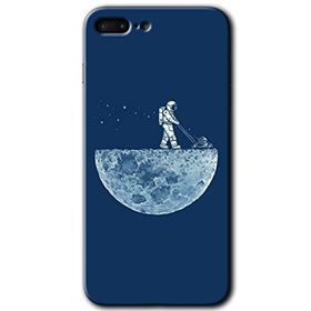 Apple iPhone 7 Plus Uzay İşçisi Baskılı Uyumlu Silikon Kılıf