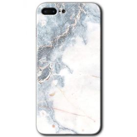 Apple iPhone 7 Plus White Marble Baskılı Uyumlu Silikon Kılıf