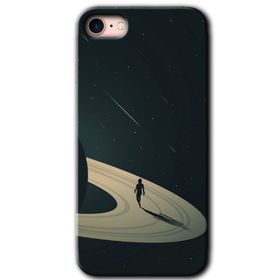 Apple iPhone 7 Space Planet Baskılı Uyumlu Silikon Kılıf